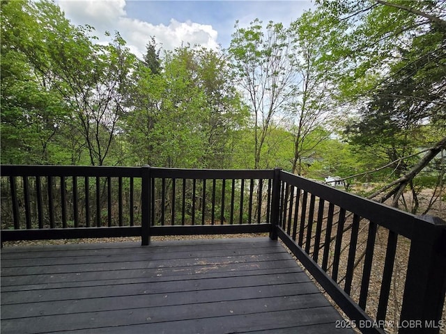 view of deck