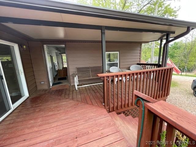 view of deck