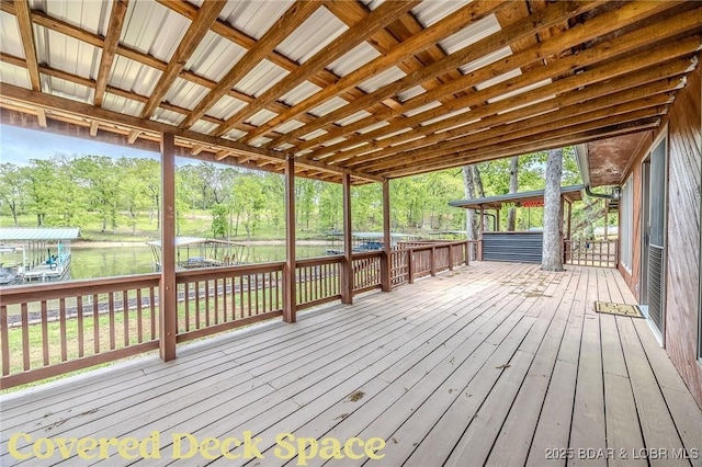 view of deck