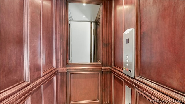 559 Forestridge Ln, Sunrise Beach, MO 65079 - elevator featuring a decorative wall