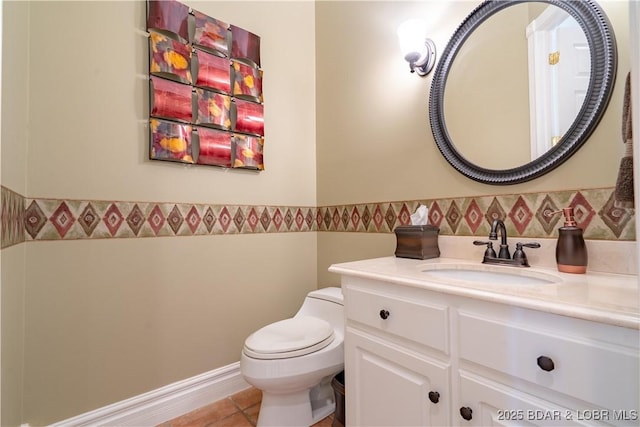 188 Bur Oaks Rd, Camdenton, MO 65020 - half bath featuring vanity and tile patterned floors