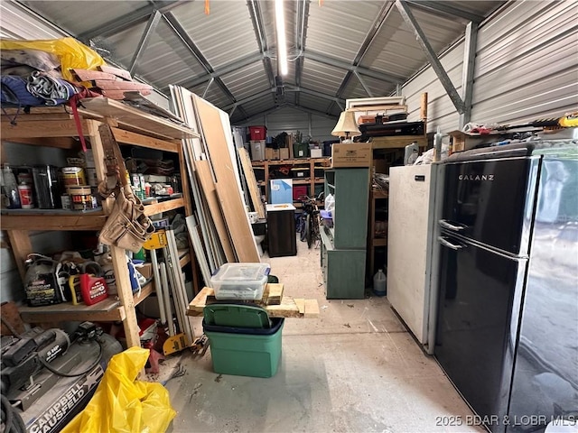 storage room featuring a garage