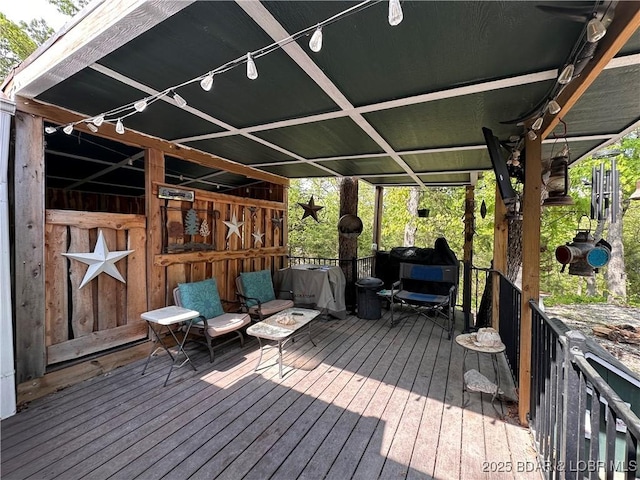 30338 Bent Tree Dr, Warsaw, MO 65355 - view of wooden deck