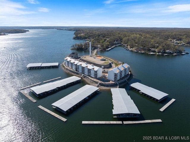 62 Knox Rd Unit 503, Rocky Mount, MO 65072 - bird's eye view with a water view