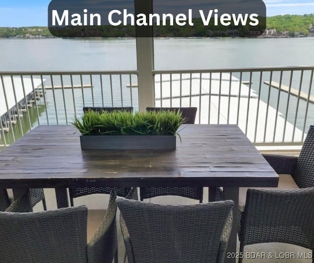 62 Knox Rd Unit 503, Rocky Mount, MO 65072 - balcony featuring a water view