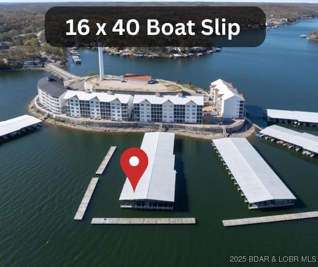 62 Knox Rd Unit 503, Rocky Mount, MO 65072 - bird's eye view featuring a water view
