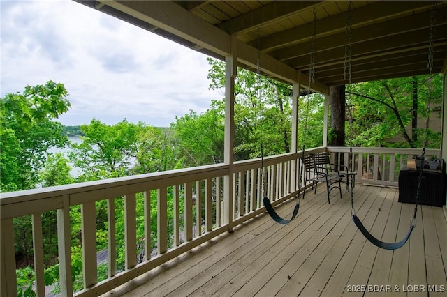 362 Hopetown Dr, Osage Beach, MO 65065 - view of wooden deck