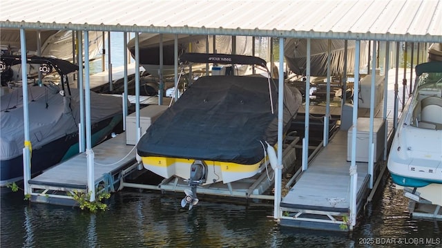 783 Winn Rd Unit 5F, Osage Beach, MO 65065 - view of dock with boat lift