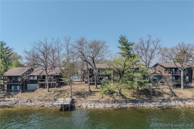 256 Lone Oak Pt Unit 15, Sunrise Beach, MO 65079 - dock area with a water view