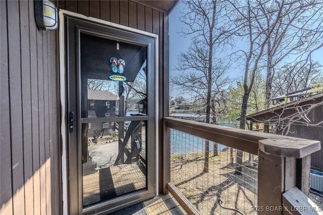 256 Lone Oak Pt Unit 15, Sunrise Beach, MO 65079 - property entrance featuring a balcony