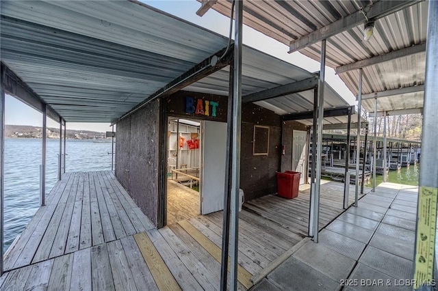256 Lone Oak Pt Unit 15, Sunrise Beach, MO 65079 - view of dock with a water view