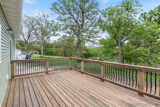 21 Meadow Lake Cir, Eldon, MO 65026 - deck featuring view of scattered trees