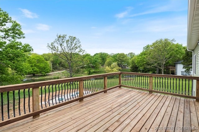 21 Meadow Lake Cir, Eldon, MO 65026 - deck featuring a yard