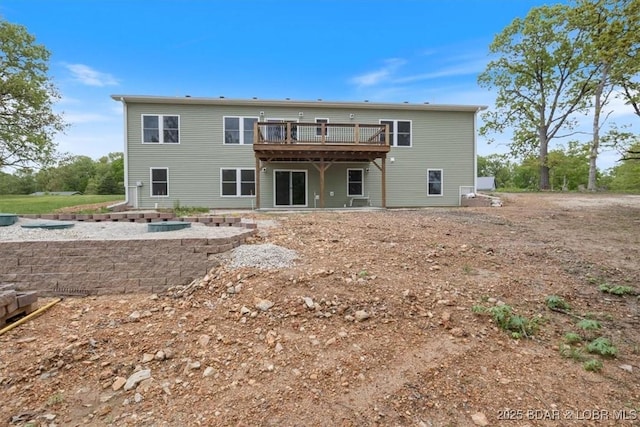 21 Meadow Lake Cir, Eldon, MO 65026 - rear view of property featuring a wooden deck