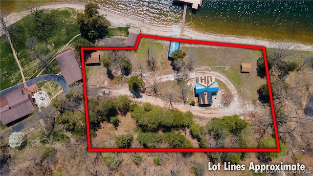 29540 Inspiration Pt, Rocky Mount, MO 65072 - drone / aerial view featuring a water view