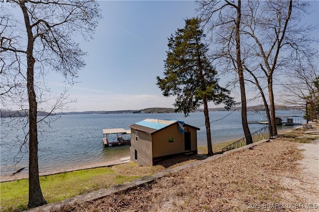 29540 Inspiration Pt, Rocky Mount, MO 65072 - view of dock with a water view