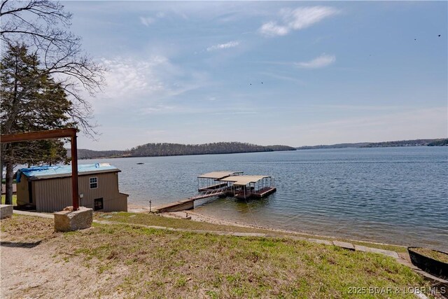 29540 Inspiration Pt, Rocky Mount, MO 65072 - dock area with a water view