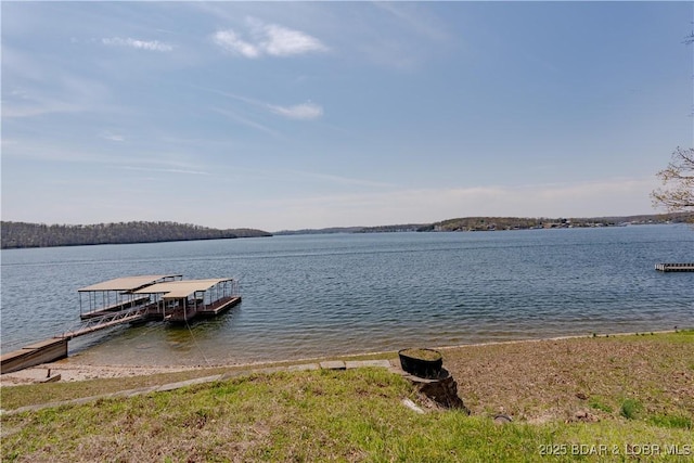 29540 Inspiration Pt, Rocky Mount, MO 65072 - dock area featuring a water view