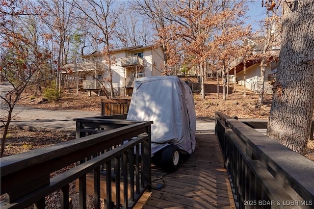 56 Treasure Cay, Osage Beach, MO 65065 - view of wooden terrace