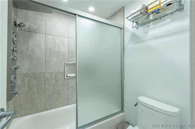56 Treasure Cay, Osage Beach, MO 65065 - bathroom featuring toilet and combined bath / shower with glass door