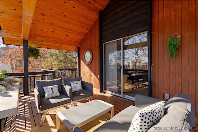 56 Treasure Cay, Osage Beach, MO 65065 - deck featuring outdoor lounge area