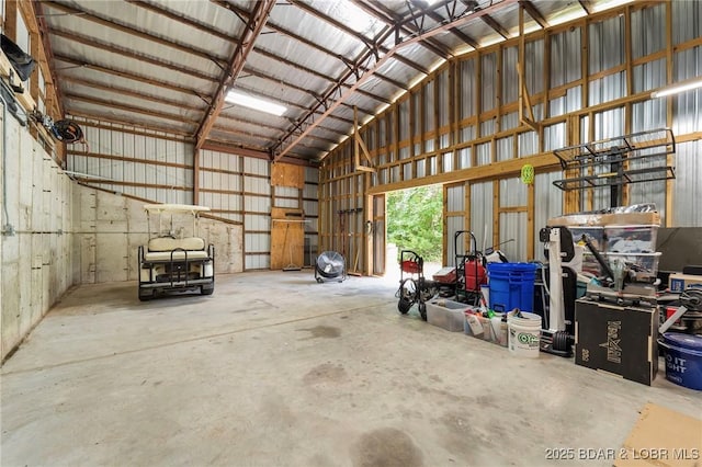 18 Trail Rd, Eldon, MO 65026 - garage featuring metal wall