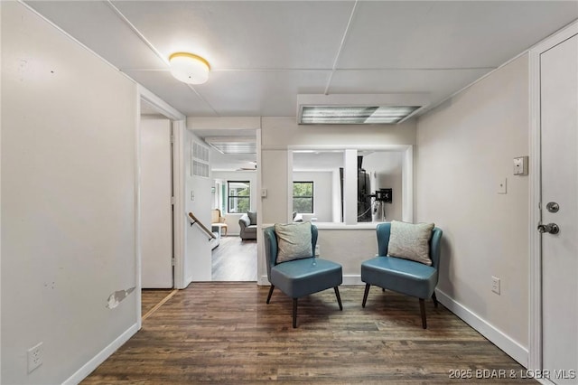 18 Trail Rd, Eldon, MO 65026 - sitting room featuring baseboards and wood finished floors