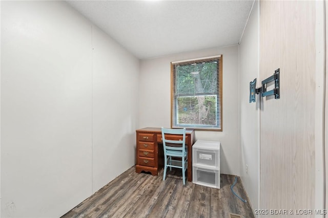18 Trail Rd, Eldon, MO 65026 - office area featuring baseboards and wood finished floors