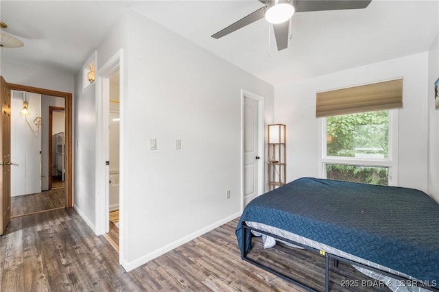 18 Trail Rd, Eldon, MO 65026 - bedroom with baseboards, ceiling fan, and wood finished floors
