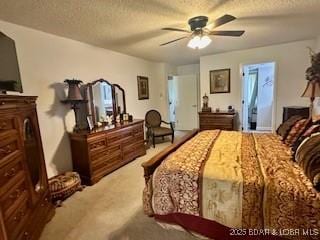 145 Costa Del Sol Dr Unit 2A, Lake Ozark, MO 65049 - bedroom with carpet floors and a textured ceiling