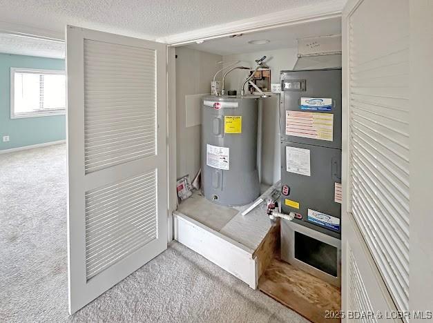 1117 Passover Rd Unit K-8, Osage Beach, MO 65065 - utility room featuring water heater and heating unit