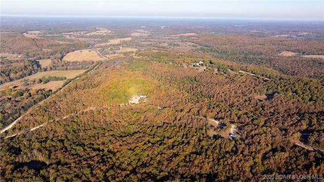 aerial view with a view of trees