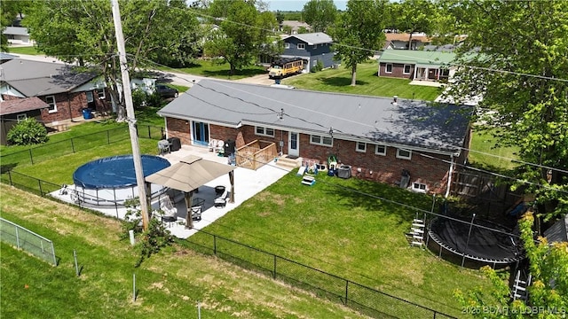 drone / aerial view