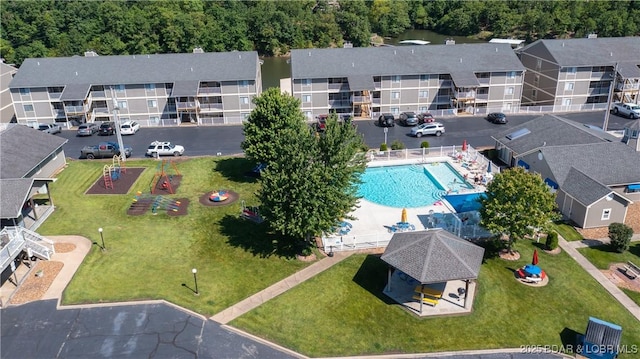 611 Lazy Days Rd Unit L5, Osage Beach, MO 65065 - birds eye view of property