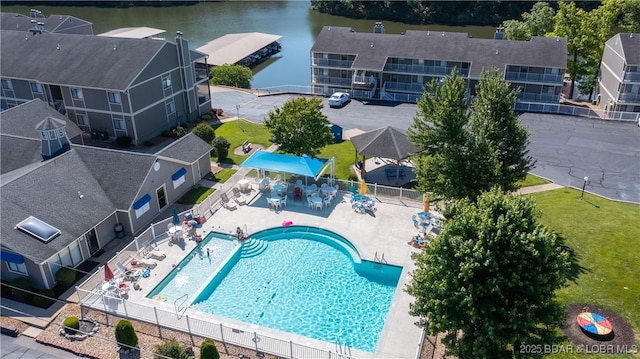611 Lazy Days Rd Unit L5, Osage Beach, MO 65065 - bird's eye view featuring a water view