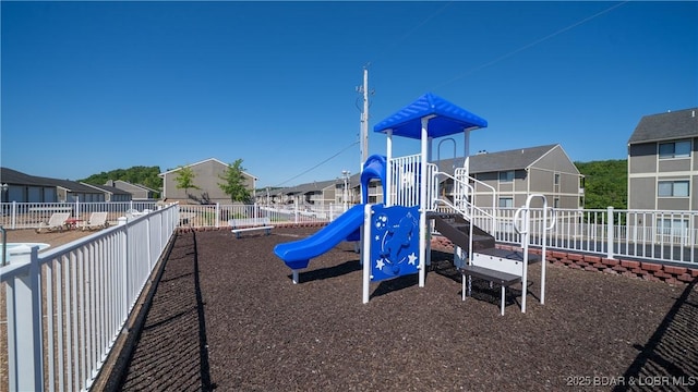 611 Lazy Days Rd Unit L5, Osage Beach, MO 65065 - community play area featuring a residential view and a fenced backyard