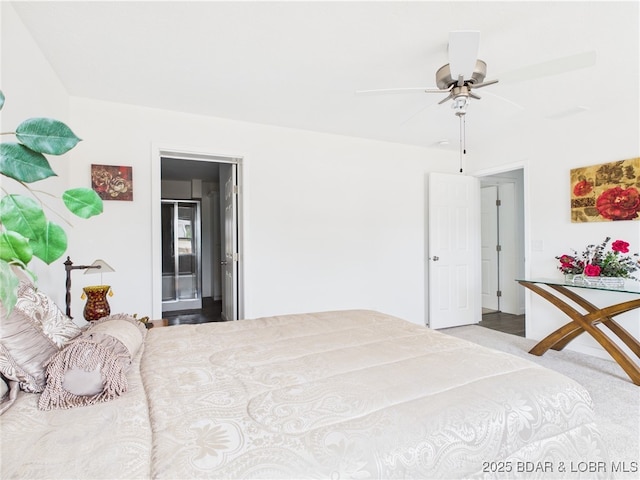 bedroom with connected bathroom