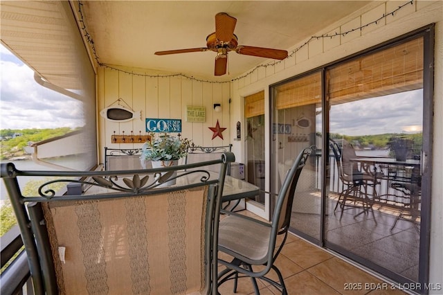 58 Jonathan Dr Unit 4B, Lake Ozark, MO 65049 - view of patio featuring ceiling fan