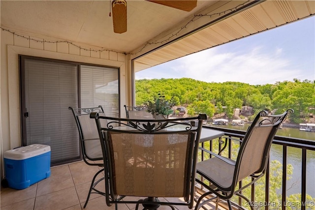58 Jonathan Dr Unit 4B, Lake Ozark, MO 65049 - balcony featuring a wooded view and a water view