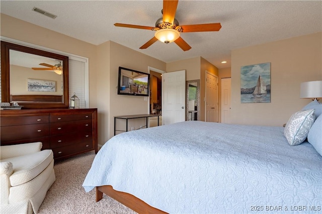 58 Jonathan Dr Unit 4B, Lake Ozark, MO 65049 - carpeted bedroom featuring ceiling fan