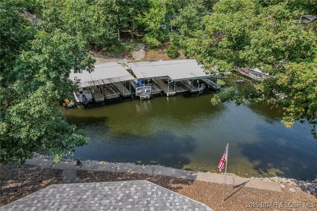 141 Wye Dr, Lake Ozark, MO 65049 - dock featuring a water view