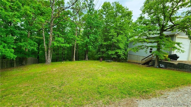 view of yard
