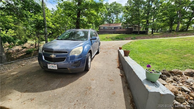 view of parking / parking lot