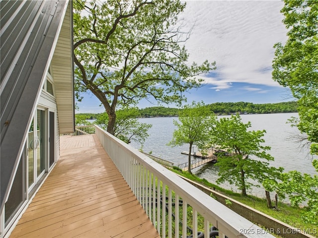 27294 Marina Ln, Barnett, MO 65011 - deck with a water view