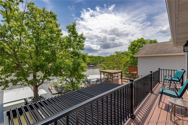 1104 Whippoorwill Ln, Sunrise Beach, MO 65079 - balcony featuring a water view