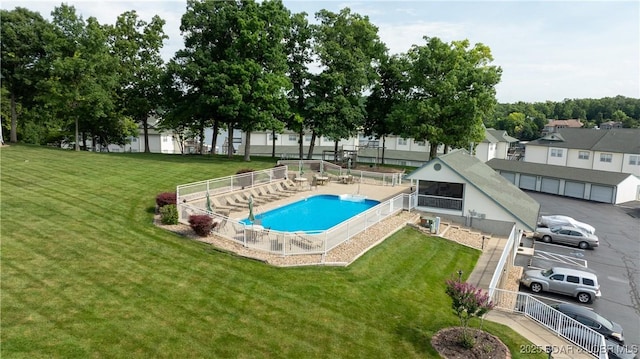 view of community pool