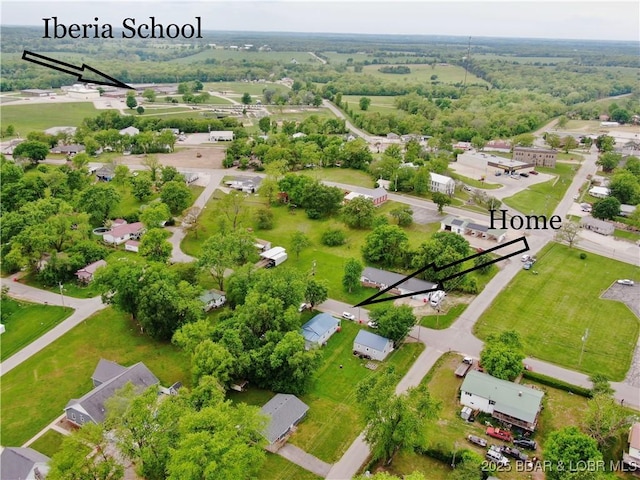 aerial view