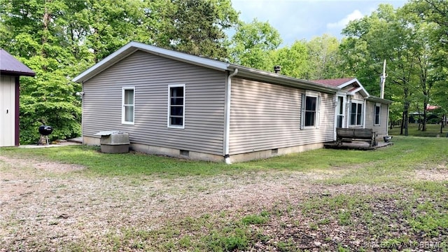 29745 Canary Rd, Gravois Mills, MO 65037 - view of side of home with crawl space