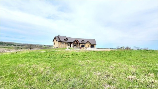 25455 Rail Rd, Richland, MO 65556 - view of front of house featuring a view of countryside