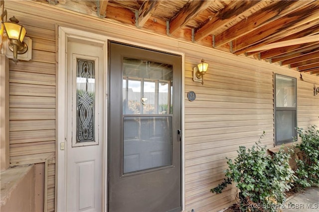 view of entrance to property